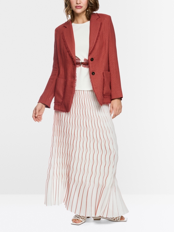 Summer blazer made of linen and viscose