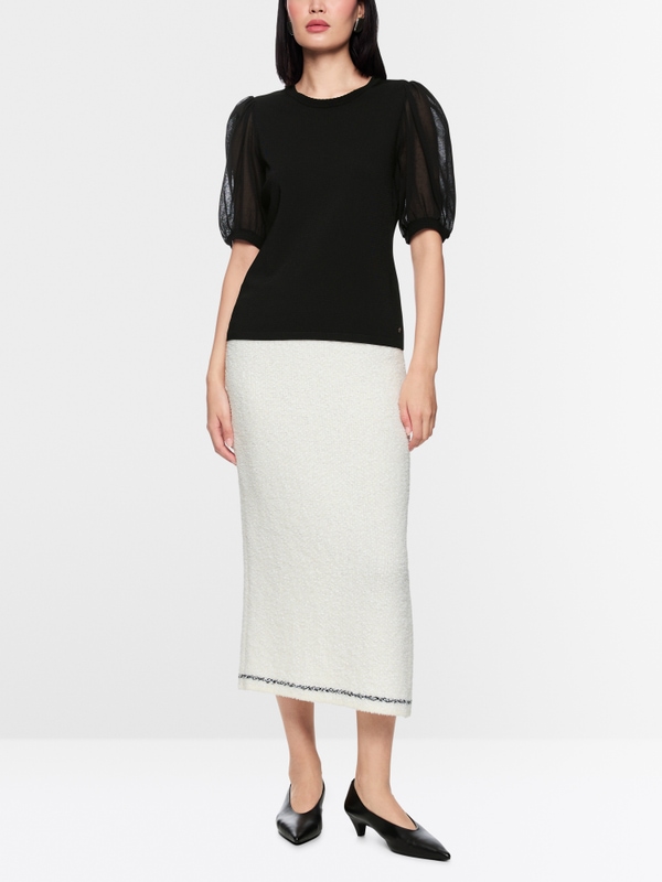 ‘Knitted in Germany’ half-sleeve jumper