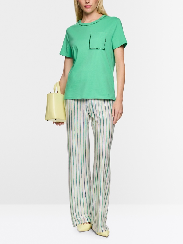 T-shirt en coton stretch