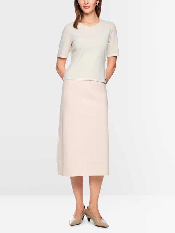 Jupe midi en maille fine "Rethink Together"