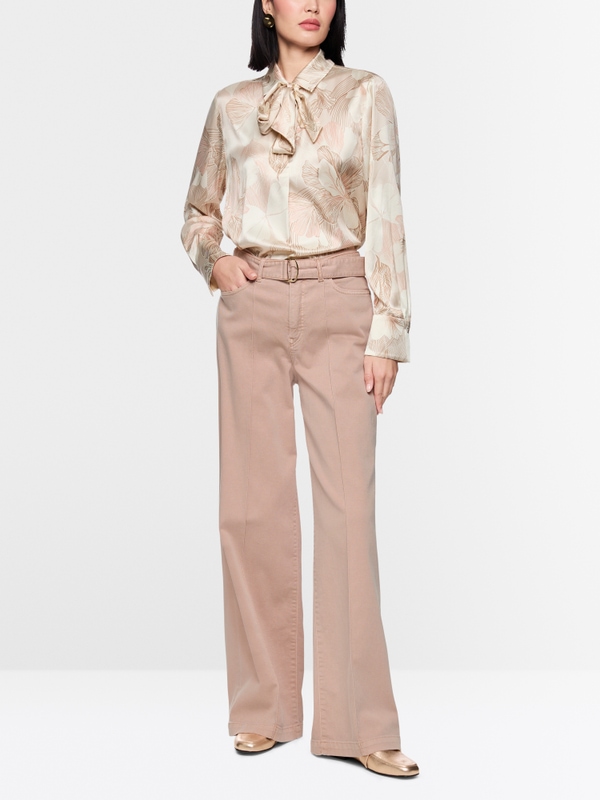 WARRI wide jeans with rhinestone cord