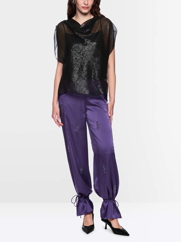 Top transparent avec dessous