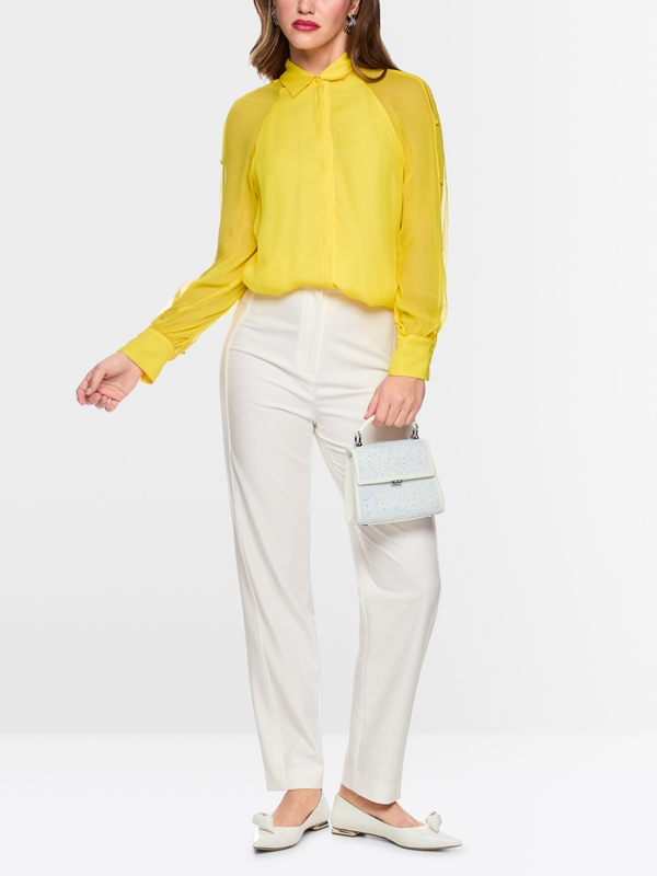 Pantalon FRANCA taille haute