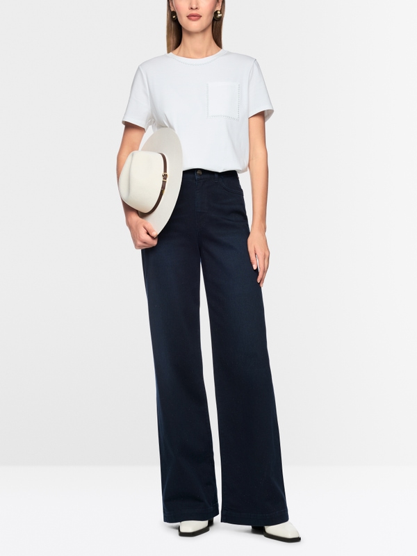 WARRI wide-cut jeans with high waistband