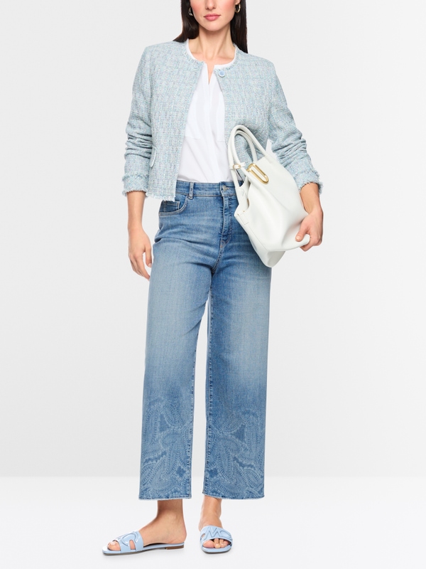 WIGAN jeans with paisley pattern