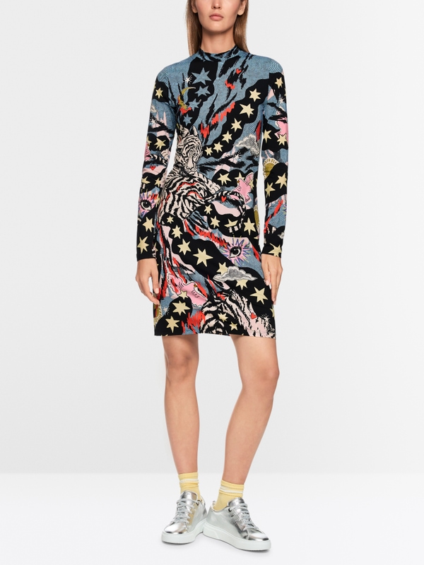 Robe courte avec imprimé bande dessinée