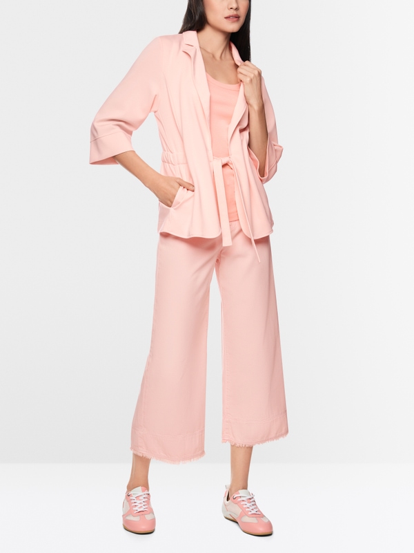 Blazer in scuba jersey