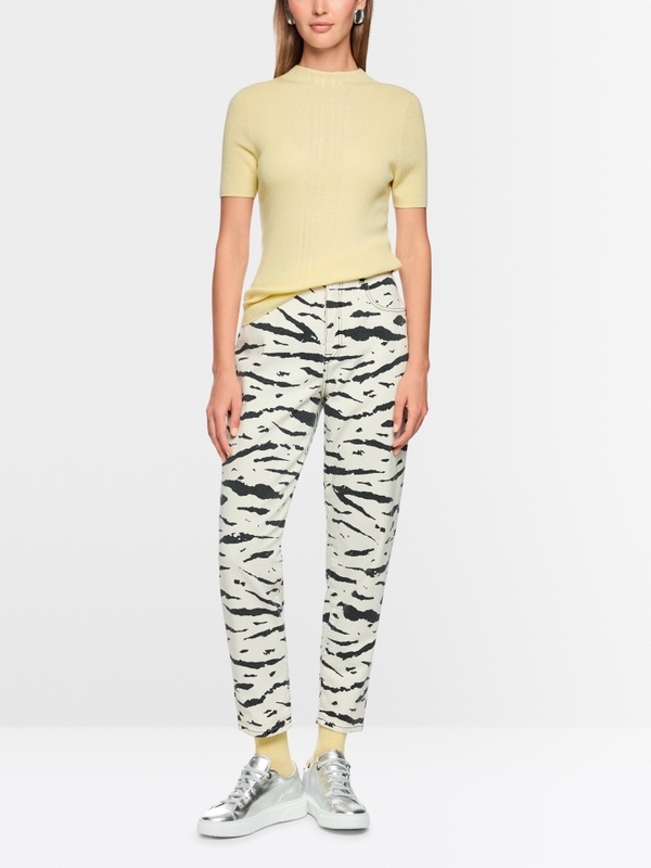 Pull en maille côtelée « Rethink Together »