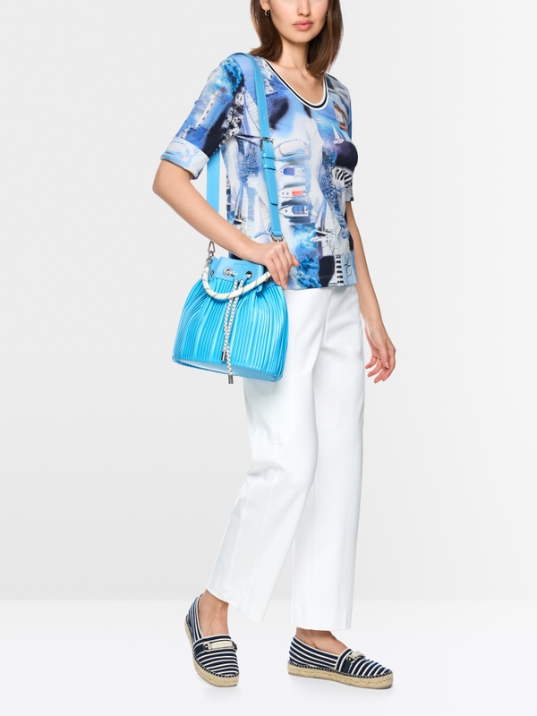 T-shirt with maritime print