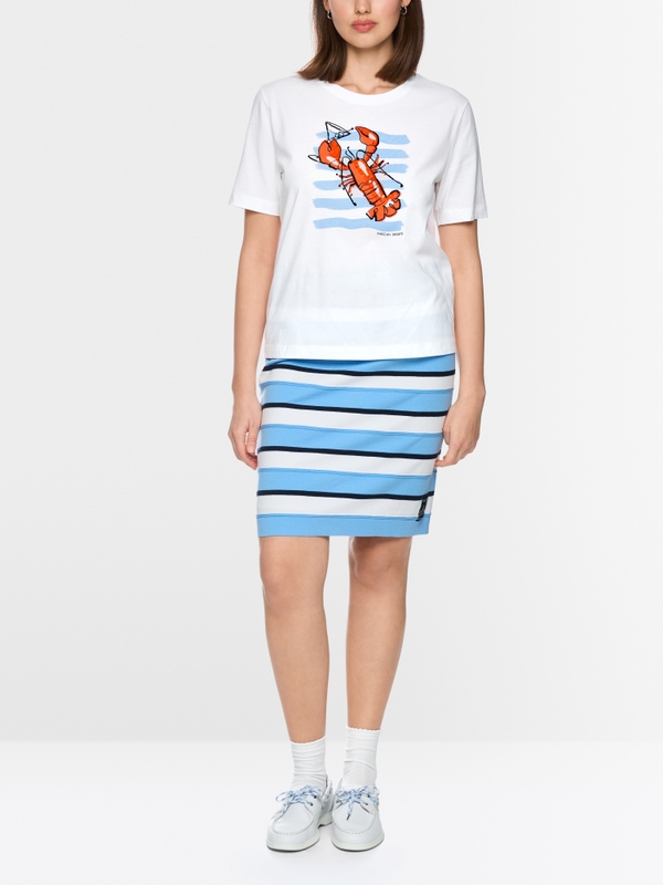 Cotton shirt with print