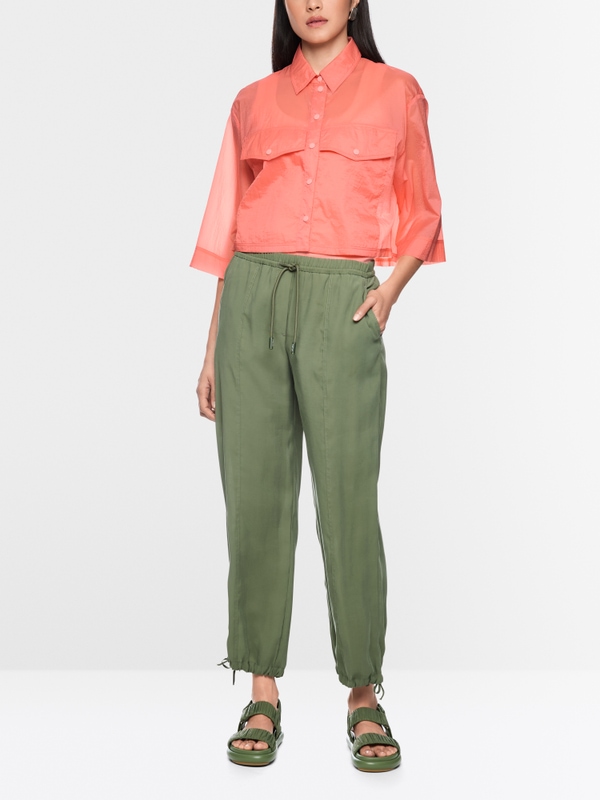 Transparent shirt blouse