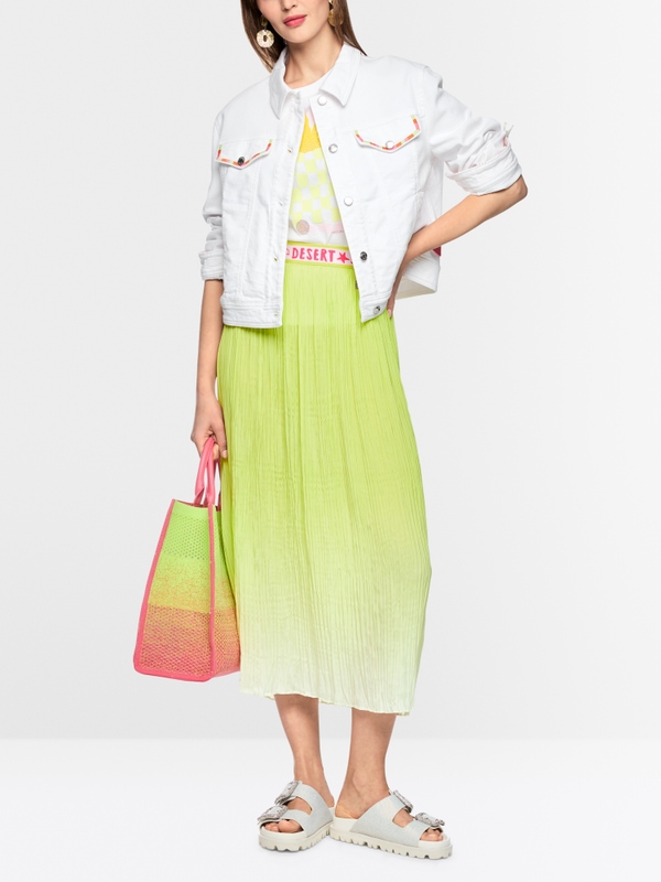 ‘Rethink Together’ airy midi skirt
