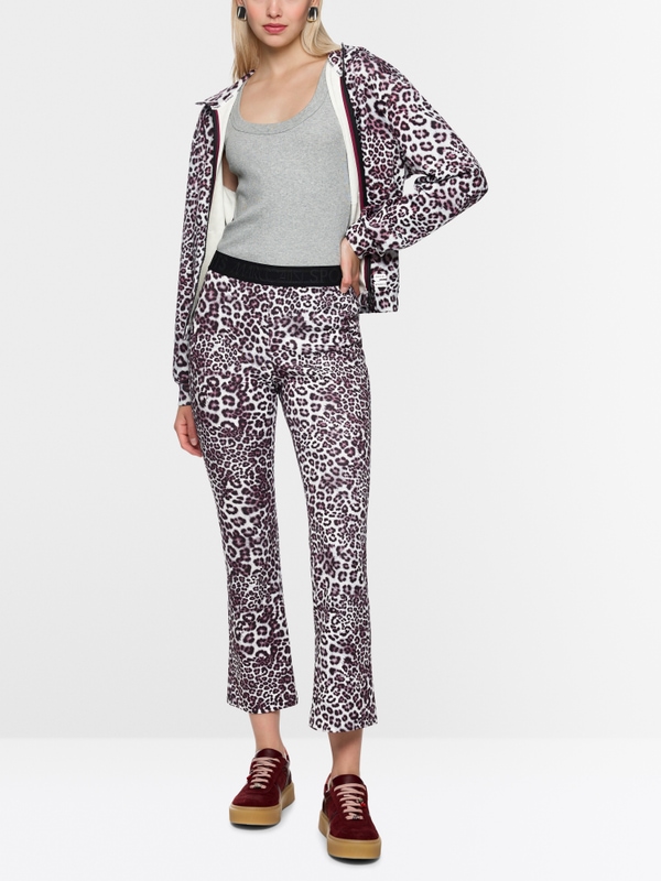 SOFIA leggings with leopard print