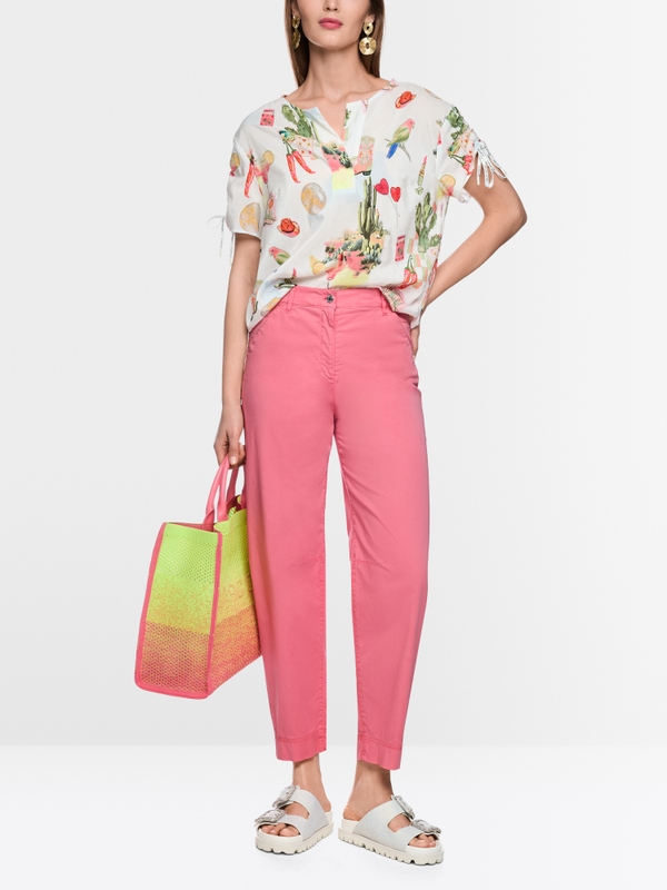 RUMA relaxed fit trousers in O-shape