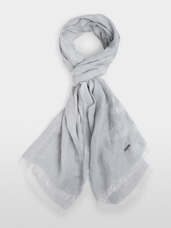 Lightweight linen scarf