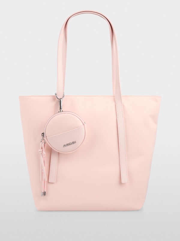 Faux leather shoulder bag