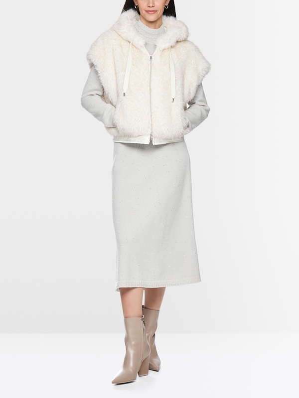 Cosy faux fur waistcoat