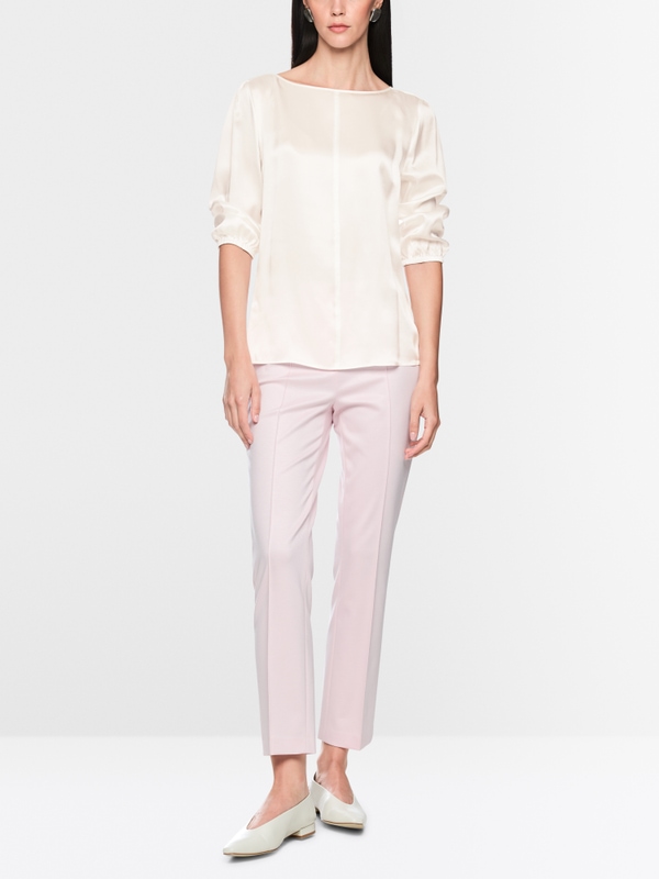 Silk blouse with 3/4 sleeves