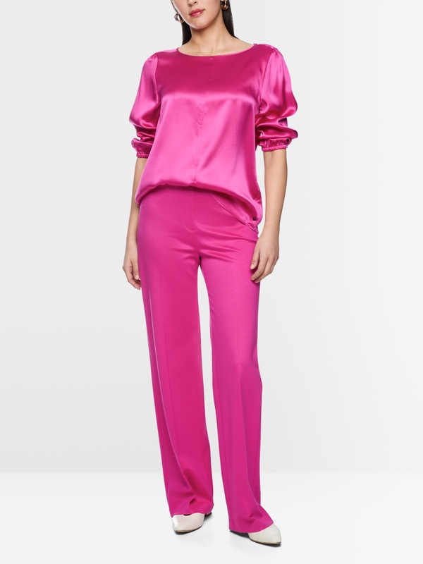 Silk blouse with 3/4 sleeves