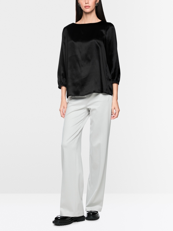 Silk blouse with 3/4 sleeves