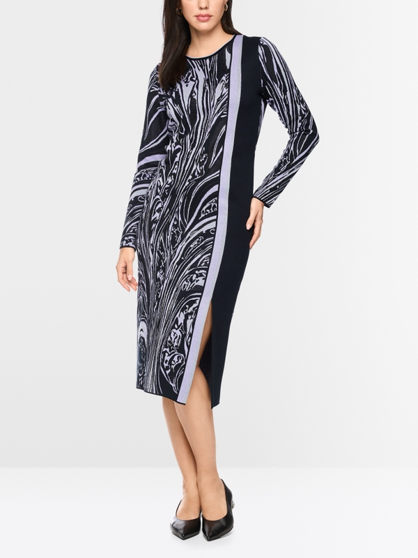 Robe longue en maille tricotée en Allema