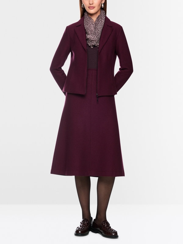 ‘Knitted in Germany’ fitted blazer