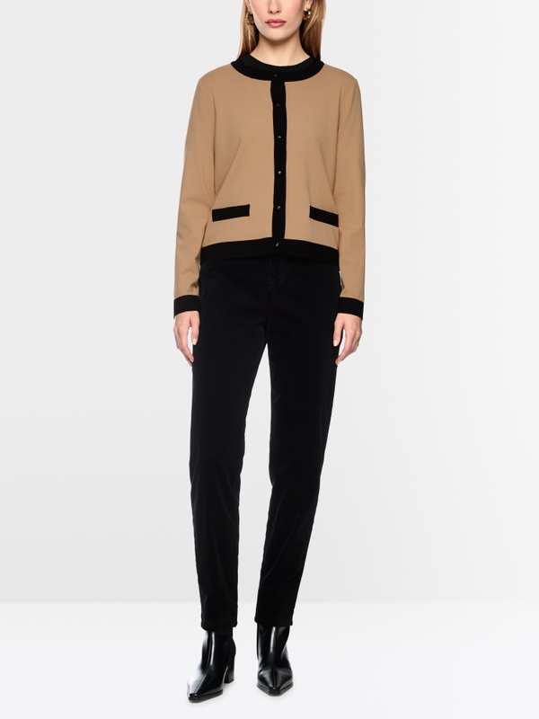 ‘Knitted in Germany’ fine-knit cardigan