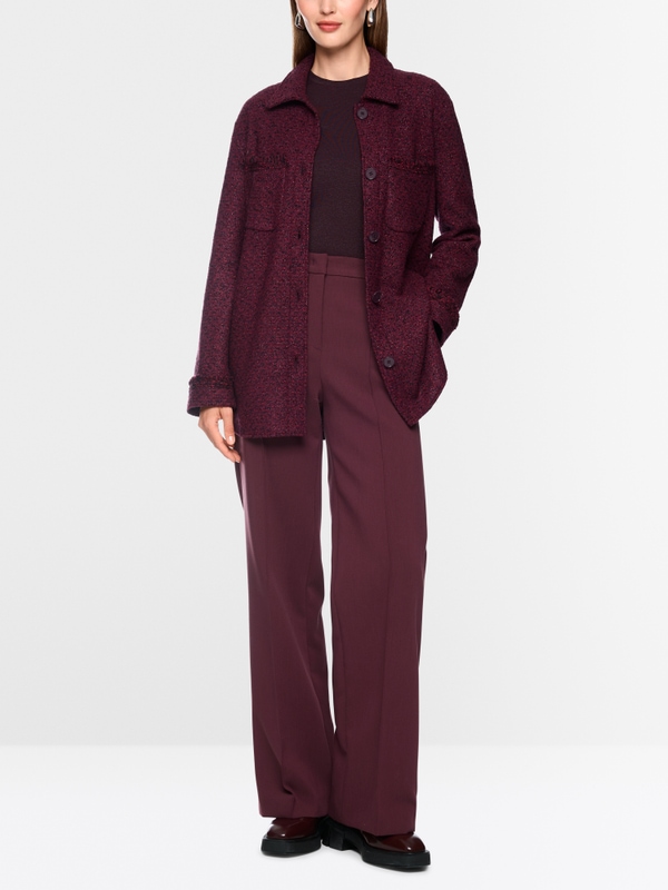 ‘Knitted in Germany’ bouclé cardigan