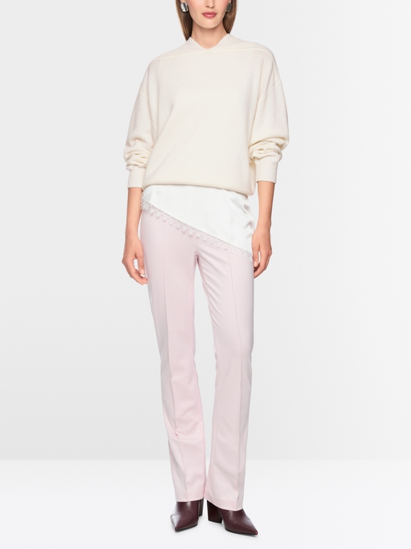 Jumper in a new wool and cashmere blend