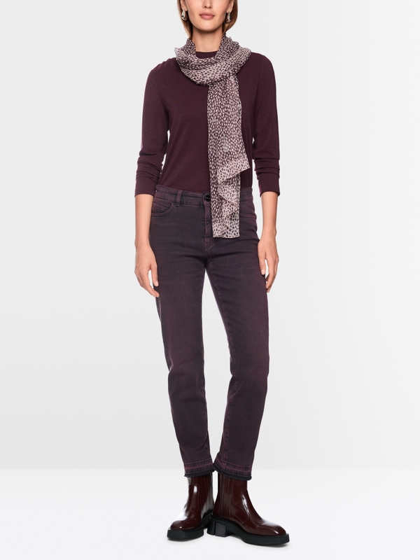 Fitted shirt with lurex