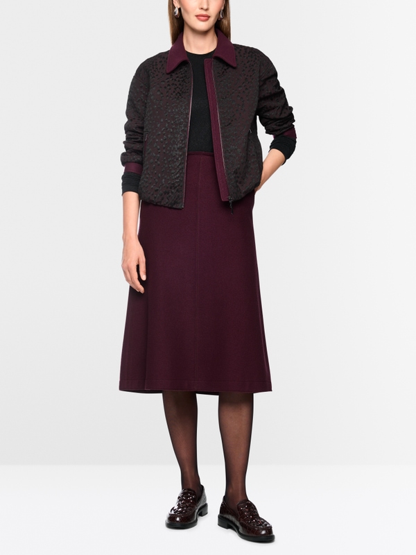 ‘Knitted in Germany’ boiled wool skirt