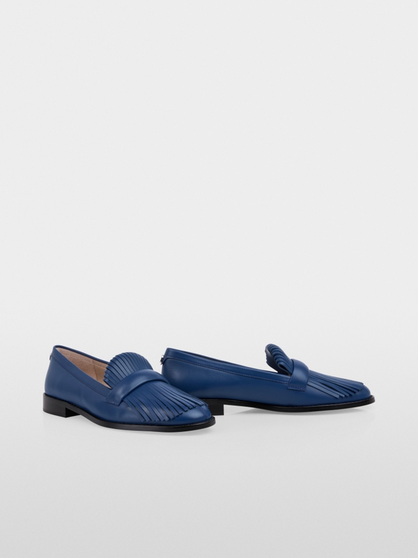Leather loafers