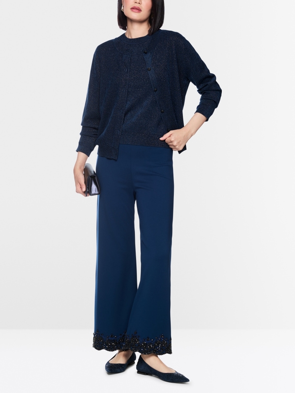 Cardigan with decorative buttons
