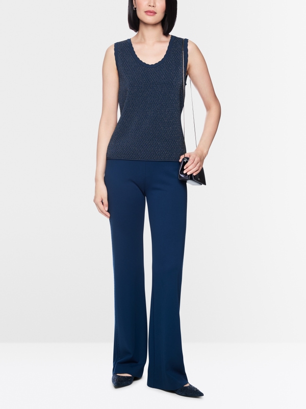 ‘Knitted in Germany’ top with lurex