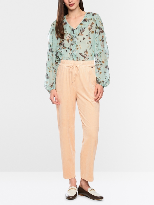 RANCHI relaxed fit pull-on trousers