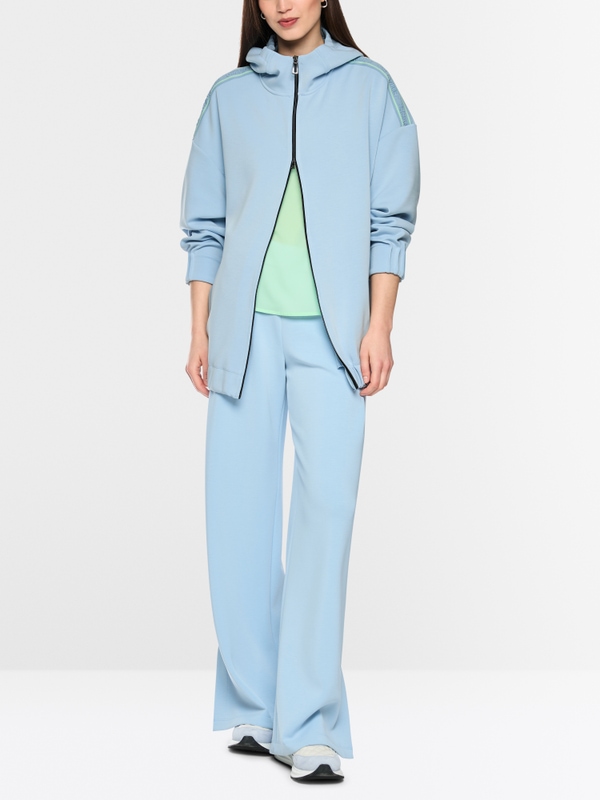 Oversized jersey jacket
