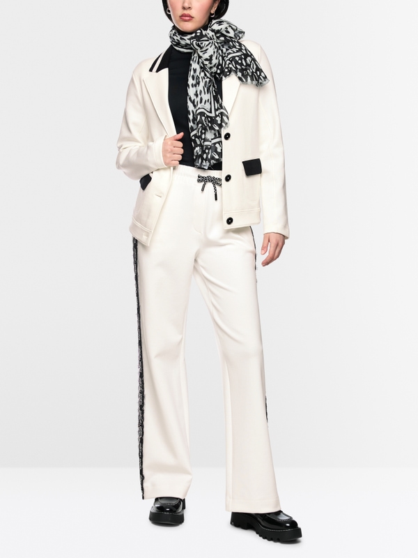 Scuba jersey blazer