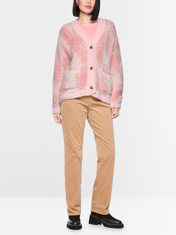 ‘Knitted in Germany’ bouclé cardigan