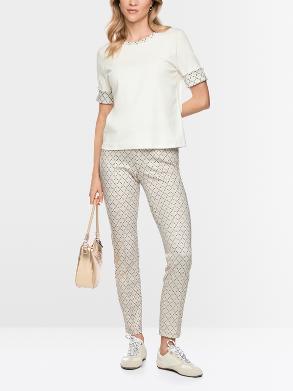 Stretch cotton shirt