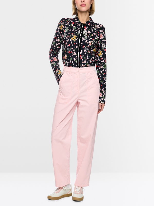 Blouse with all-over print