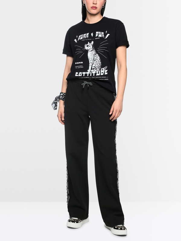 WASHINGTON pull-on trousers with lace