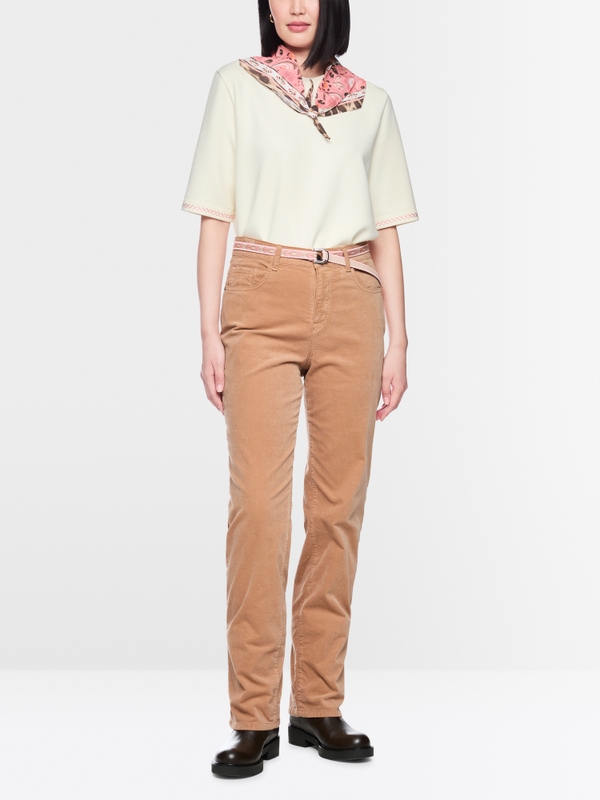 FENDOU straight-cut trousers