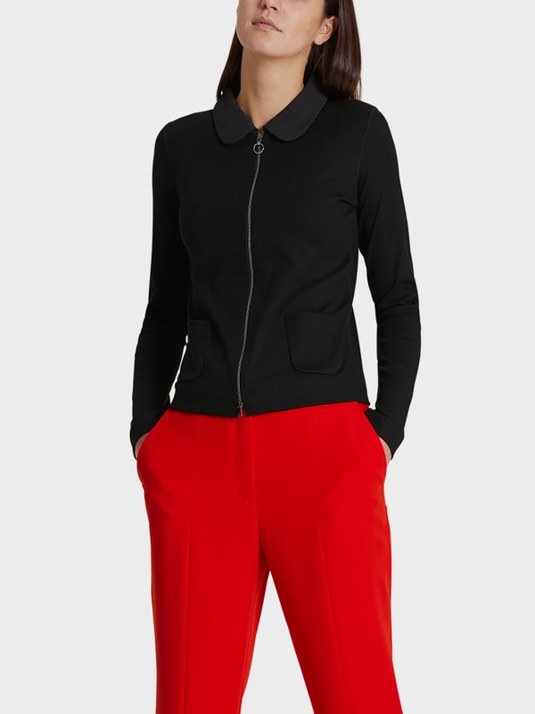 Veste avec zip à anneau