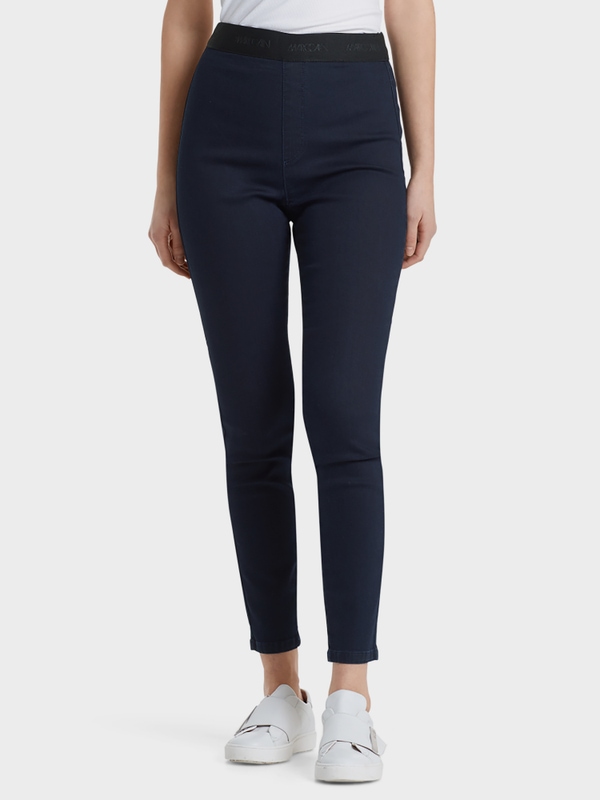Stretch jeans with elasticated waistband