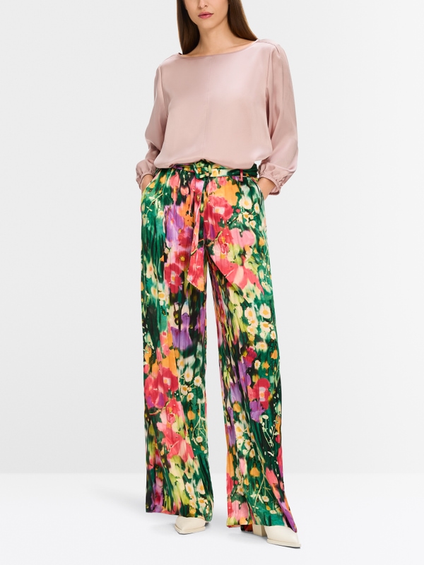 Loose silk blouse