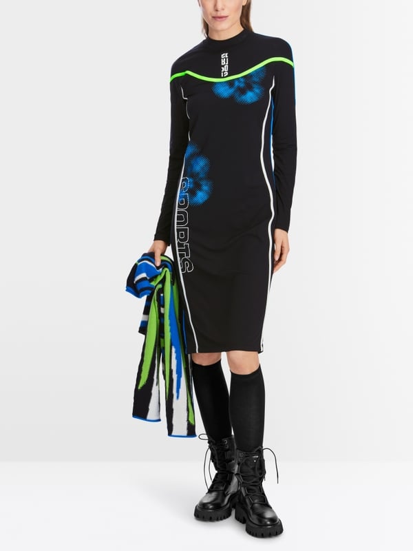 Mini dress with print