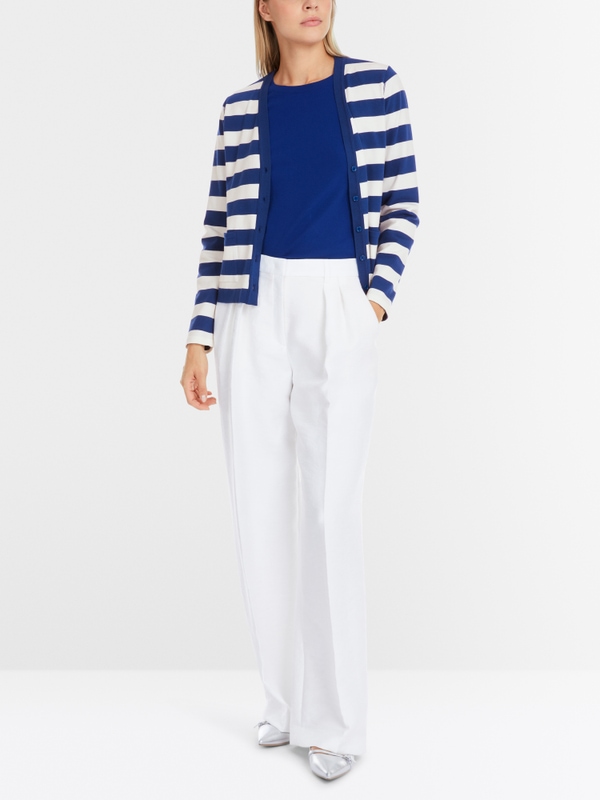 Cardigan rayé "Rethink Together"