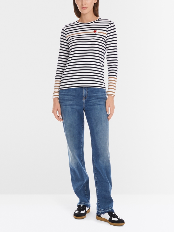 Longsleeve met gestreepte strepen