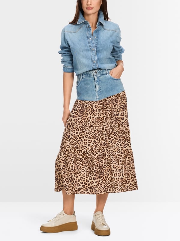 Jupe midi "Rethink Together"