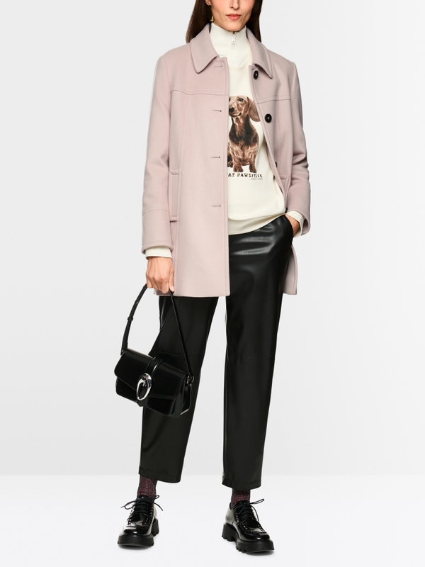 Jacke aus Schurwolle mit Kaschmir